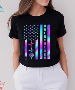 Back The Red Firefighter Flag Shirt