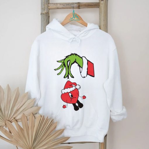 Bad Bunny Ornament Grinch Hand Shirt