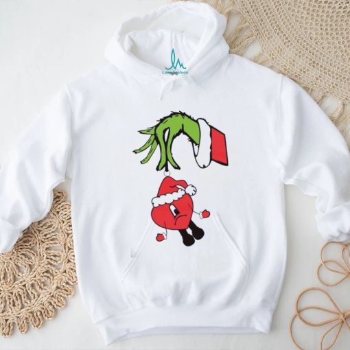 Bad Bunny Ornament Grinch Hand Shirt