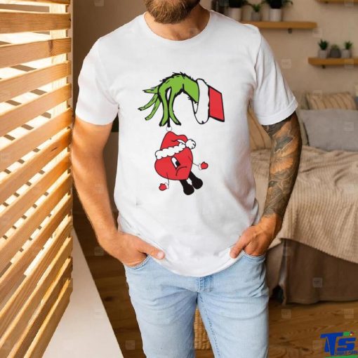 Bad Bunny Ornament Grinch Hand Shirt