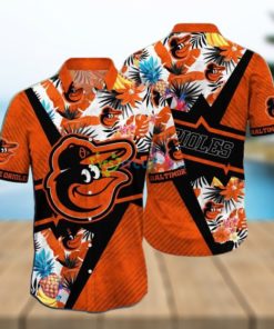 Baltimore Orioles MLB Flower Hawaiian Shirt Special Gift For Men And Women Fans