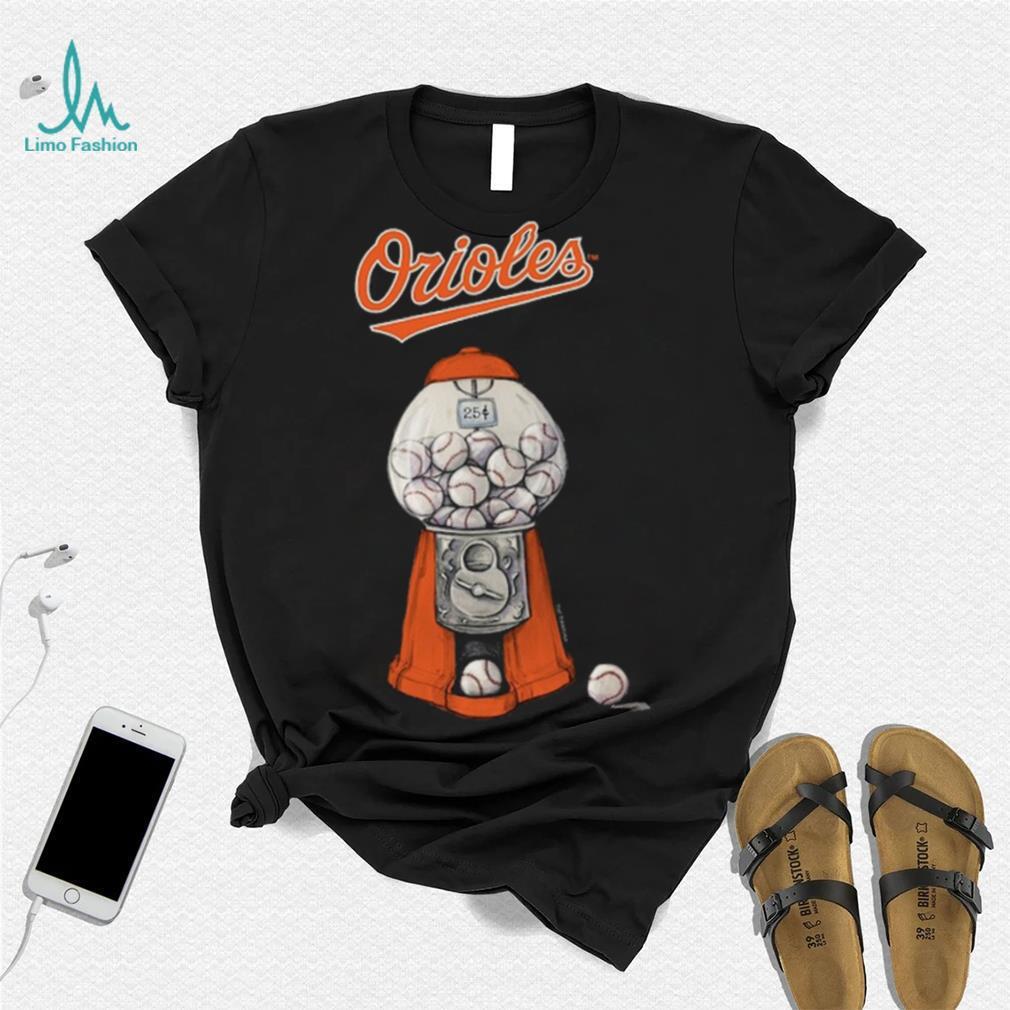 Baltimore Orioles Tiny Turnip Infant Gumball Machine T Shirt Baltimore Orioles Tiny Turnip Infant Gumball Machine T Shirt