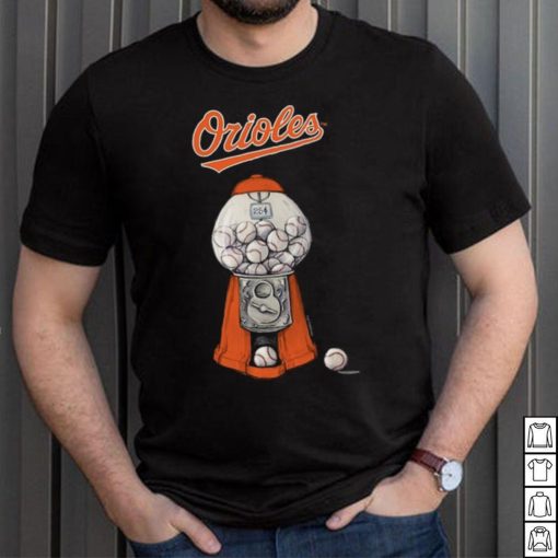 Baltimore Orioles Tiny Turnip Infant Gumball Machine T Shirt