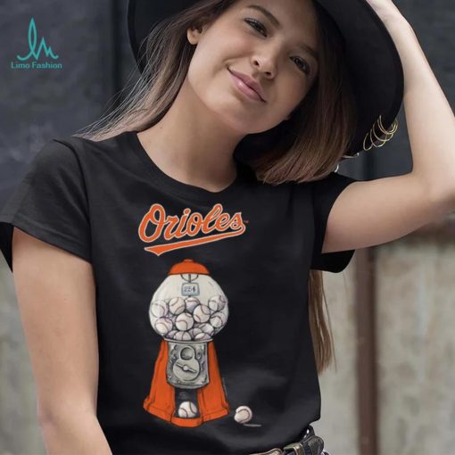 Baltimore Orioles Tiny Turnip Infant Gumball Machine T Shirt