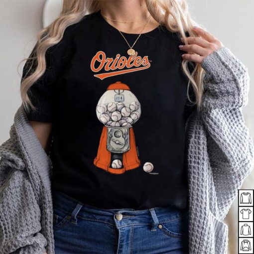 Baltimore Orioles Tiny Turnip Infant Gumball Machine T Shirt