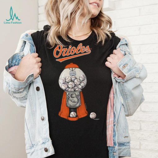 Baltimore Orioles Tiny Turnip Infant Gumball Machine T Shirt