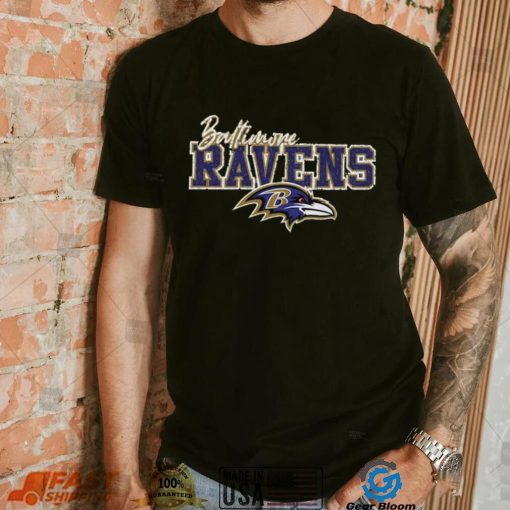 Baltimore Ravens Gameday Couture s In The Spotlight Tonal Leopard Print Shirt