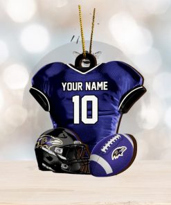 Baltimore Ravens NFL Sport Ornament Custom Name And Number