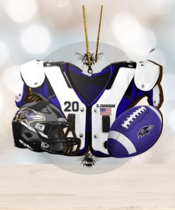 Baltimore Ravens NFL Sport Ornament Custom Your Name And Number