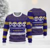 Nfl Minnesota Vikings Huge Logo Snowflake Ugly Christmas Sweaters