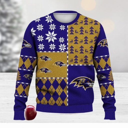 Baltimore Ravens Ugly Christmas Sweater Sport Fans Christmas Gift