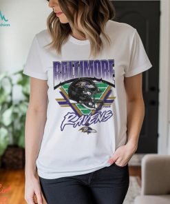 Baltimore Ravens White Triangle Vintage T Shirt