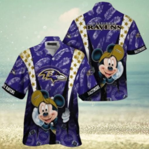 Baltimore Ravens nfl mickey mouse Hawaiian Shirt custom for fan