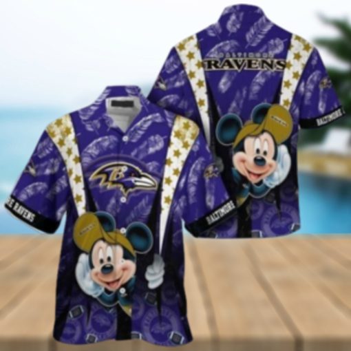 Baltimore Ravens nfl mickey mouse Hawaiian Shirt custom for fan