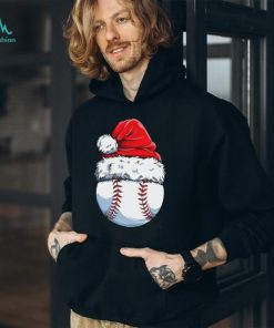 Base Wearing Noel Hat Christmas Baseball Classic T Shirt