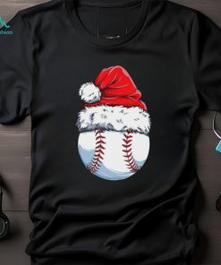 Base Wearing Noel Hat Christmas Baseball Classic T Shirt