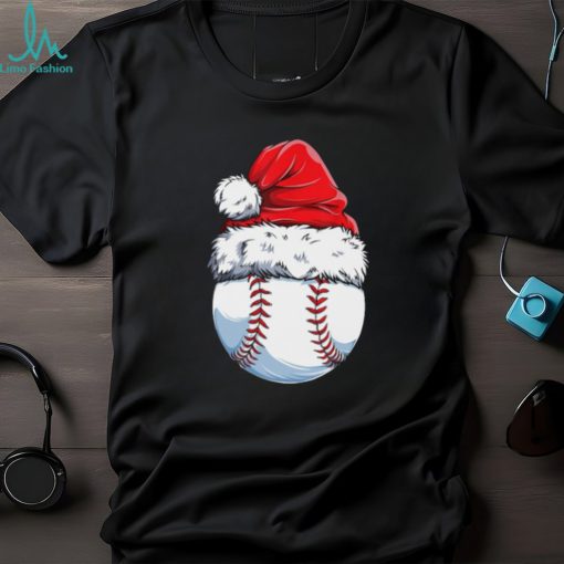 Base Wearing Noel Hat   Christmas Baseball Classic T Shirt