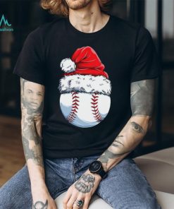 Base Wearing Noel Hat Christmas Baseball Classic T Shirt