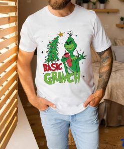 Basic Grinch Christmas tree Xmas shirt