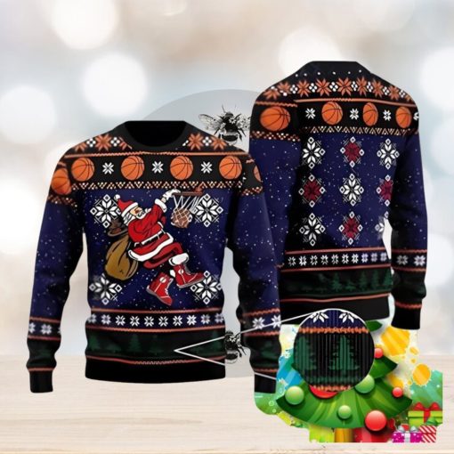 Basketball Santa Ugly Christmas Sweater Best Gift For Men And Women