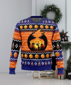 Beautiful Sunset Dragon Ball Z Ugly Christmas Sweaters