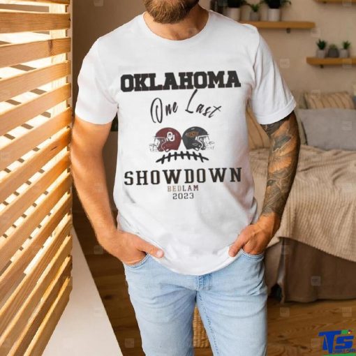 Bedlam 2023 Oklahoma Vs Oklahoma State One Last Showdown Matchup Shirt