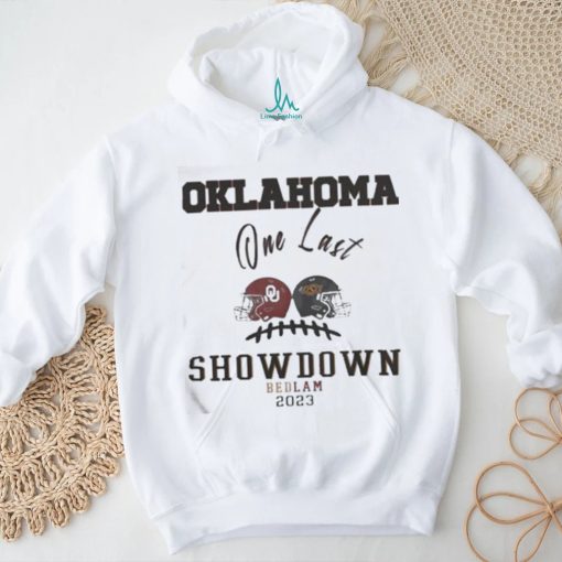 Bedlam 2023 Oklahoma Vs Oklahoma State One Last Showdown Matchup Shirt