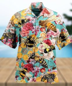 Bee Let Make Gorgeous Roses So Beautiful Hawaiian Shirt