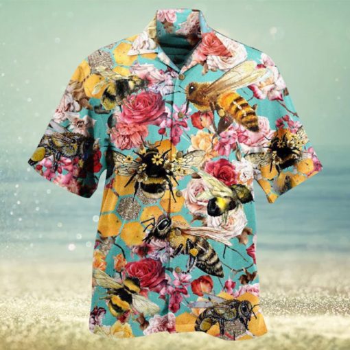 Bee Let Make Gorgeous Roses So Beautiful Hawaiian Shirt