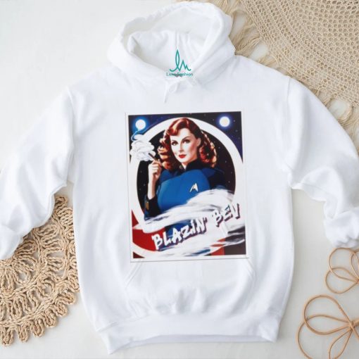 Behind The Sky Music Blazin’ Bev Smoking shirt