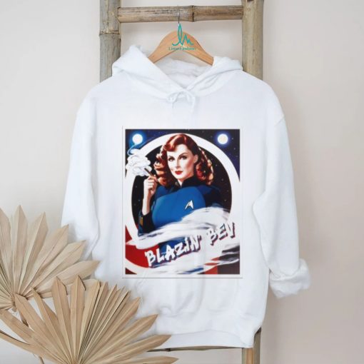 Behind The Sky Music Blazin’ Bev Smoking shirt