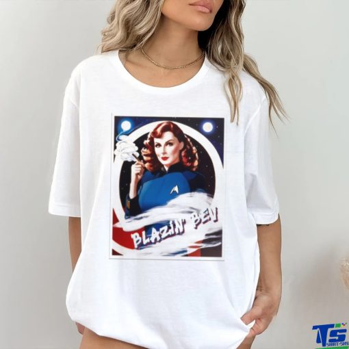 Behind The Sky Music Blazin’ Bev Smoking shirt