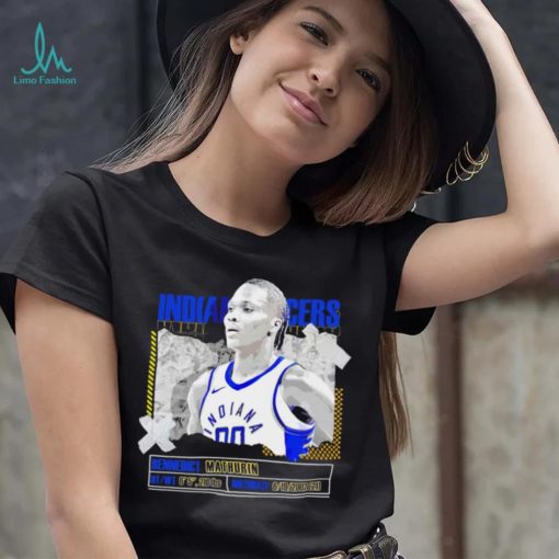 Bennedict Mathurin Indiana Pacers basketball player pose paper gift shirt
