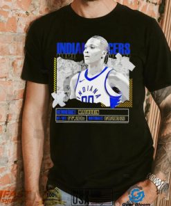 Bennedict Mathurin Indiana Pacers basketball player pose paper gift shirt