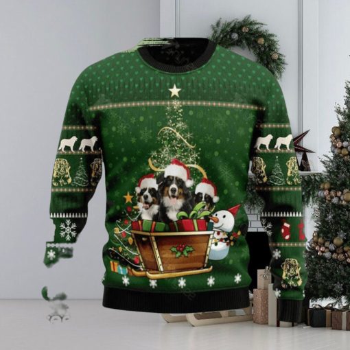 Bernese Mountain Dog Group Ugly Christmas Sweater Gift For Men And Women