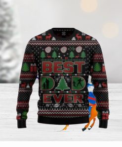 Best Dad Ever Ugly Christmas Sweaters Gift For Men Women