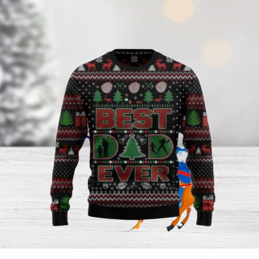 Best Dad Ever Ugly Christmas Sweaters Gift For Men Women