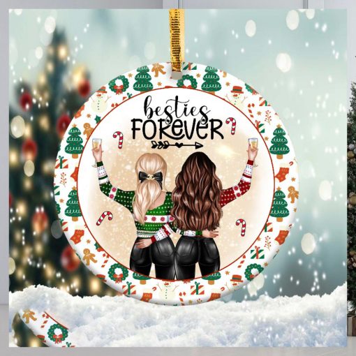 Besties Forever Christmas Ornament