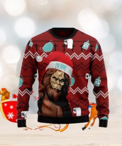 Bigfoot Done Ugly Christmas Sweaters Gift For Men Women