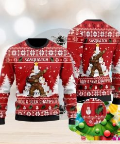 Bigfoot Ugly Christmas Sweater Best Gift For Men And Women