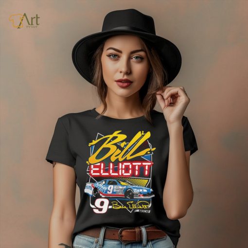 Bill Elliott Checkered Flag Dawsonville T Shirt
