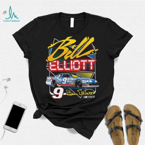 Bill Elliott Checkered Flag Dawsonville T Shirt