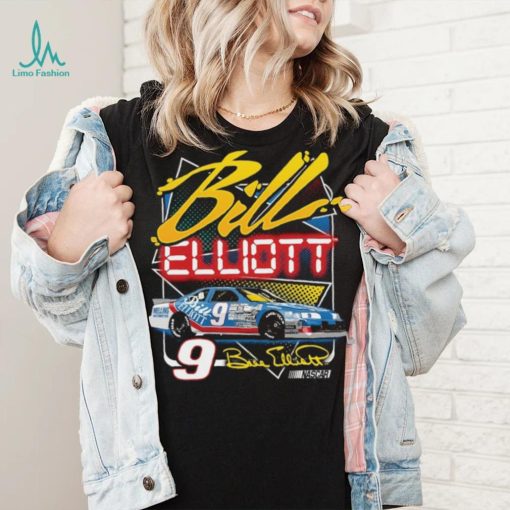 Bill Elliott Checkered Flag Dawsonville T Shirt
