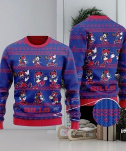 Bills Mickey Mouse Knitted Ugly Christmas Sweater