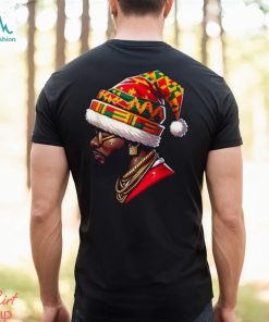 Black African American Santa Matching Christmas Shirt