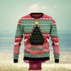 3D Karate Santa Merry Kick Mas Ugly Sweater