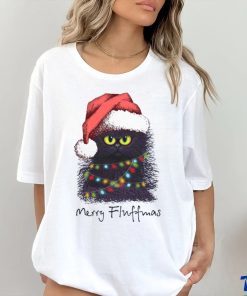 Black Cat’s Merry Fluffmas Shirt