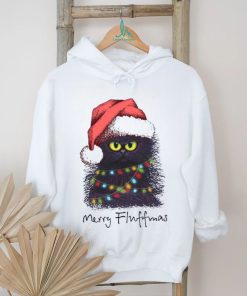 Black Cat’s Merry Fluffmas Shirt, hoodie, sweater, long sleeve and tank top Black Cat’s Merry Fluffmas Shirt
