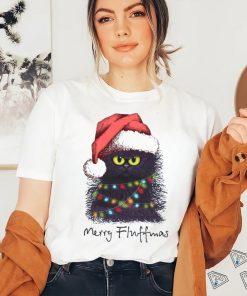 Black Cat’s Merry Fluffmas Shirt, hoodie, sweater, long sleeve and tank top Black Cat’s Merry Fluffmas Shirt