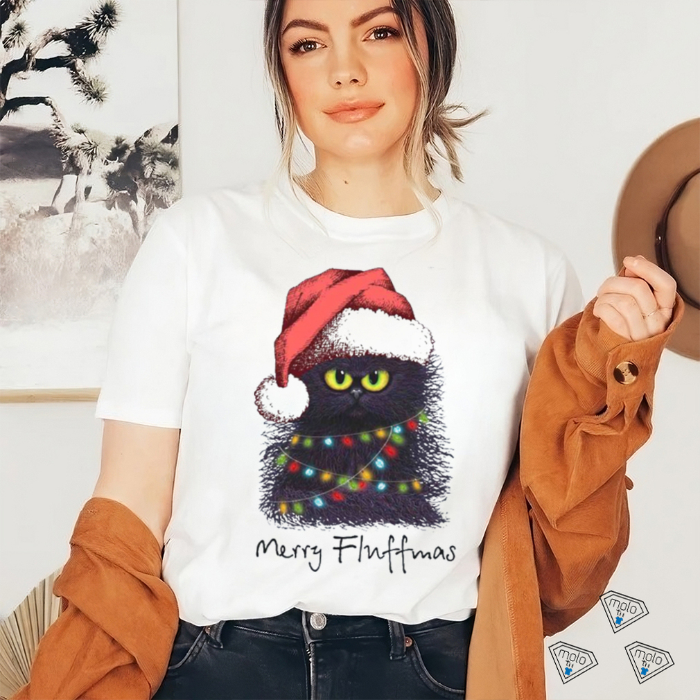 Black Cat’s Merry Fluffmas Shirt Black Cat’s Merry Fluffmas Shirt